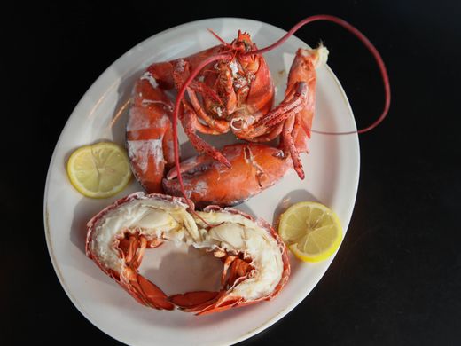 Steamed lobster served at Vinnie's Clam Bar, located on Somerset Street in Raritan, NJ, June 1, 2015. Mary Iuvone/For The Courier News Mary Iuvone/For The Courier News