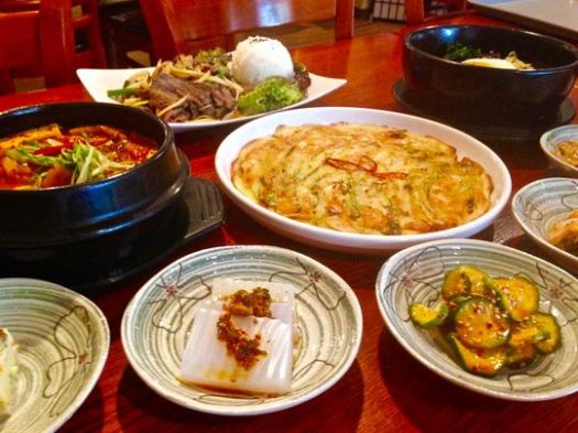 A traditional meal of Korean food. (Photo: Jenna Intersimone/Staff Photo)